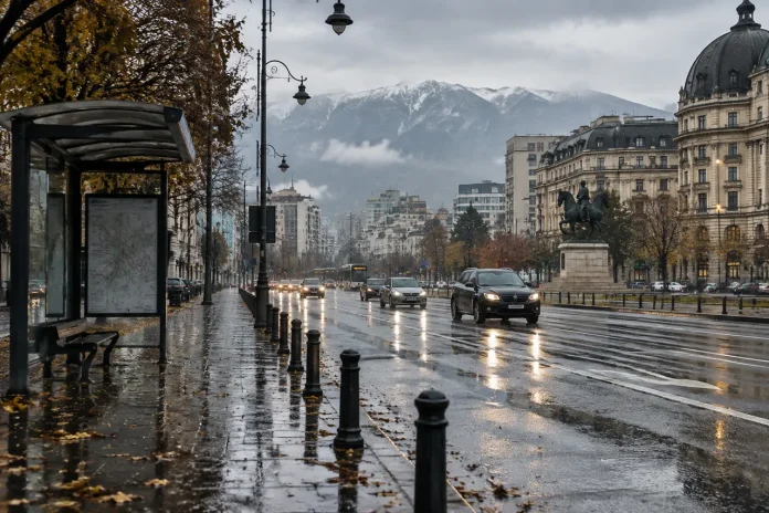 Vreme rece în România: temperaturile scad cu 15 grade, iar ploile se extind